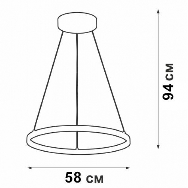Подвесной светодиодный светильник Vitaluce V04601-03/1S Подвесной светодиодный светильник Vitaluce V04601-03/1S