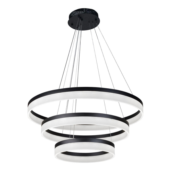 Подвесной светодиодный светильник iLedex Around D0301-3 (400X600X800) BK Подвесной светодиодный светильник iLedex Around D0301-3 (400X600X800) BK