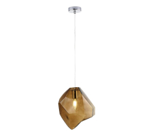 Подвесной светильник Crystal Lux NUESTRO SP1 CHROME/BROWN