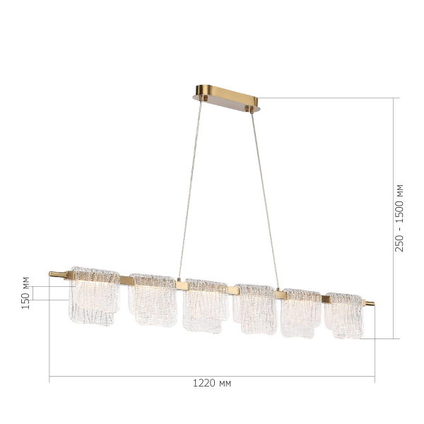 Подвесной светодиодный светильник ST Luce Voile SL6021.203.36 Подвесной светодиодный светильник ST Luce Voile SL6021.203.36
