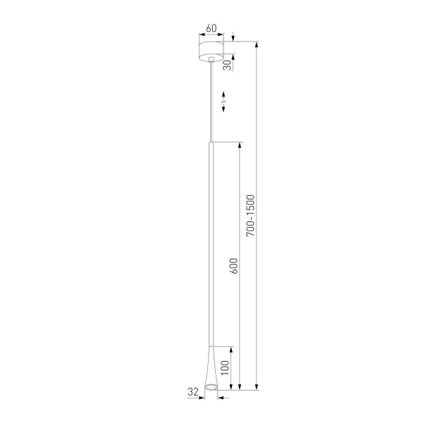 Подвесной светодиодный светильник Elektrostandard Vist 50312 LED a068612 Подвесной светодиодный светильник Elektrostandard Vist 50312 LED a068612