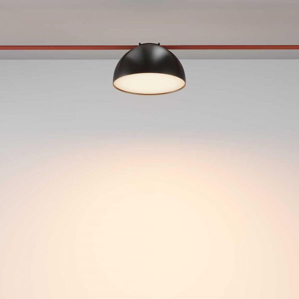 Подвесной светодиодный светильник Maytoni Technical Pendant system Parity Bowl TR126B-20W3K-B Подвесной светодиодный светильник Maytoni Technical Pendant system Parity Bowl TR126B-20W3K-B