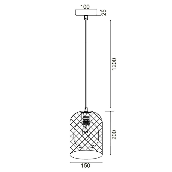 Подвесной светильник Vele Luce Diodor VL6402P01 Подвесной светильник Vele Luce Diodor VL6402P01