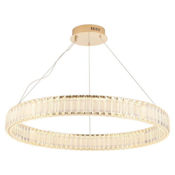 Подвесной светодиодный светильник Crystal Lux Musika SP70W Led Gold Подвесной светодиодный светильник Crystal Lux Musika SP70W Led Gold