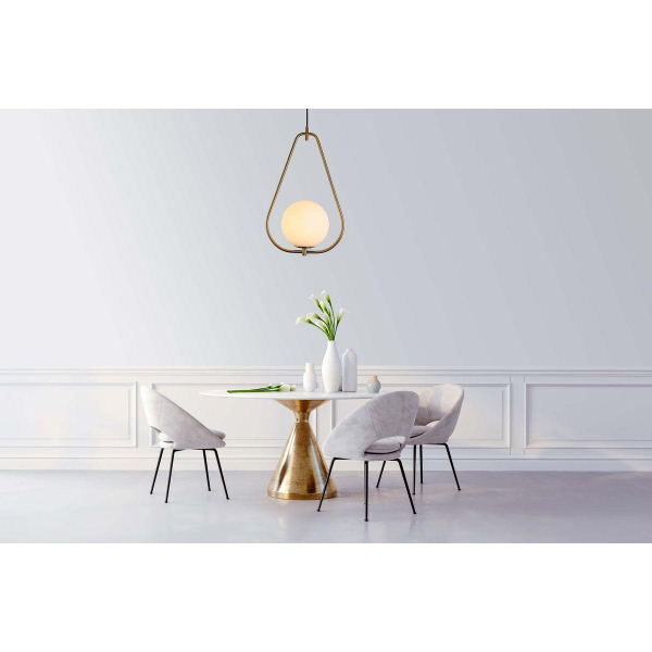 Подвесной светильник Lumina Deco Forneri LDP 6832-200 WT+MD Подвесной светильник Lumina Deco Forneri LDP 6832-200 WT+MD
