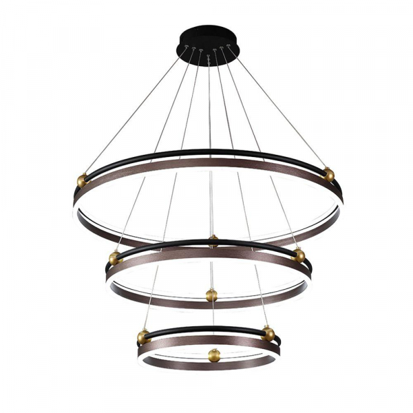Подвесной светодиодный светильник Crystal Lux Fernando SP158W Led Coffee/Black Подвесной светодиодный светильник Crystal Lux Fernando SP158W Led Coffee/Black