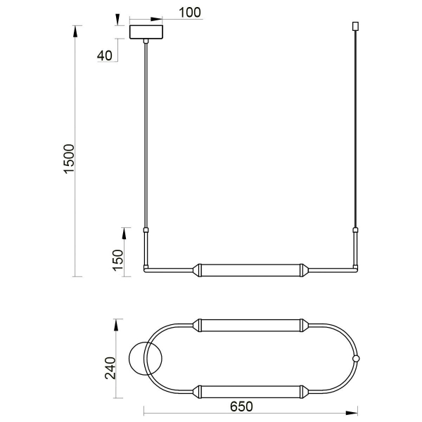Подвесной светильник Vele Luce Capsula VL7293P31 Подвесной светильник Vele Luce Capsula VL7293P31