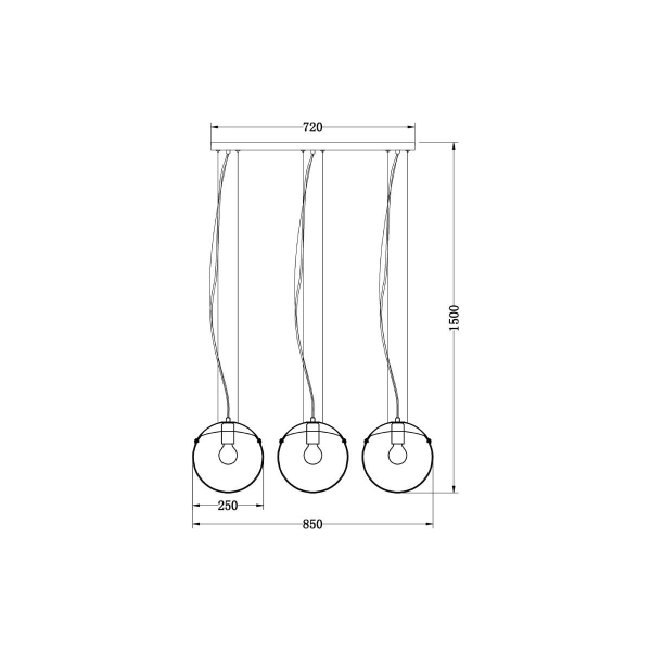 Подвесной светильник Vele Luce Dialma VL5183P23 Подвесной светильник Vele Luce Dialma VL5183P23