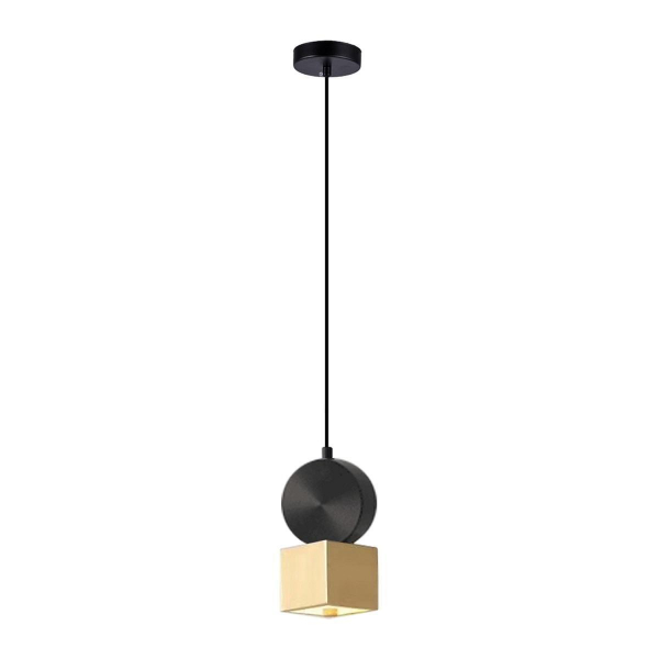 Подвесной светодиодный светильник Gerhort G51212/1A BK GD Подвесной светодиодный светильник Gerhort G51212/1A BK GD