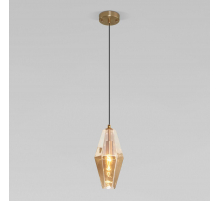 Подвесной светильник Eurosvet Prism 50236/1 янтарный