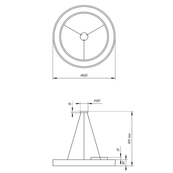 Подвесной светодиодный cветильник Geometria ЭРА Ring SPO-134-B-40K-056 56Вт 4000К черный Б0050565 Подвесной светодиодный cветильник Geometria ЭРА Ring SPO-134-B-40K-056 56Вт 4000К черный Б0050565