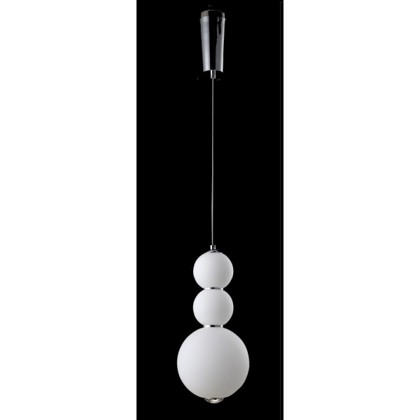 Подвесной светодиодный светильник Crystal Lux Desi SP3 Chrome/White