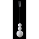 Подвесной светодиодный светильник Crystal Lux Desi SP3 Chrome/White