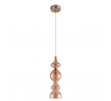 Подвесной светильник Crystal Lux Iris SP1 A Amber