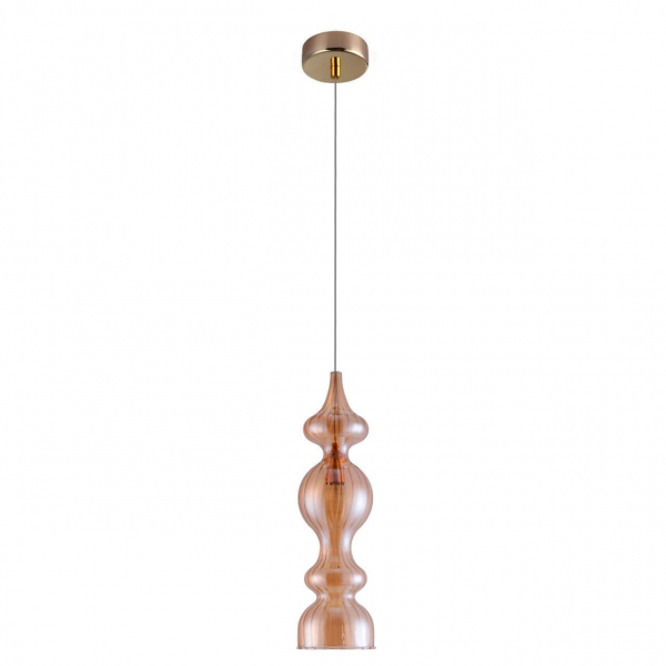 Подвесной светильник Crystal Lux Iris SP1 A Amber Подвесной светильник Crystal Lux Iris SP1 A Amber