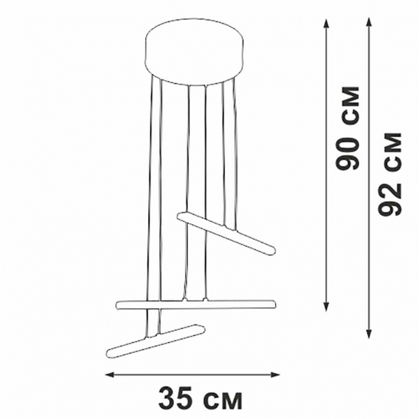 Подвесной светильник Vitaluce V3046-1/3S Подвесной светильник Vitaluce V3046-1/3S