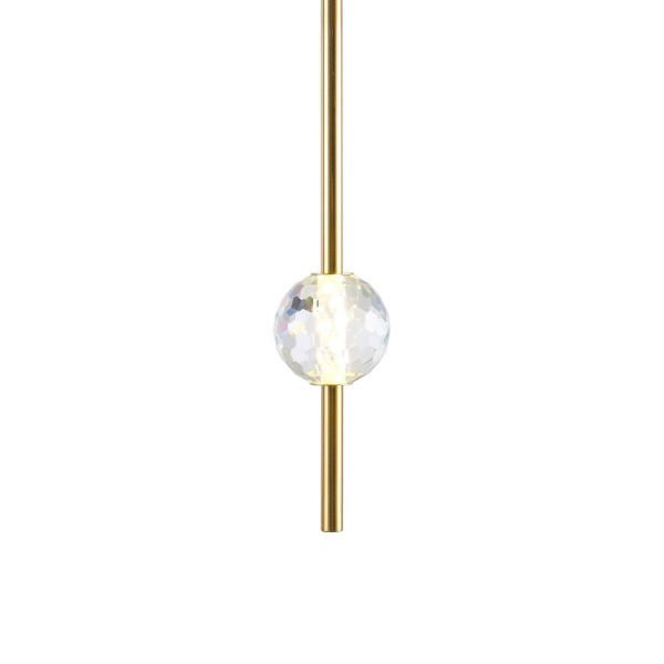 Подвесной светодиодный светильник Indigo Ciondolo 11066/1P Brass V000170L Подвесной светодиодный светильник Indigo Ciondolo 11066/1P Brass V000170L