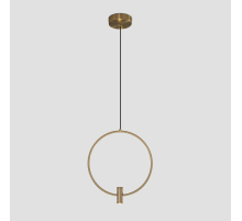 Подвесной светодиодный светильник Eurosvet Layla 50257/1 Led латунь