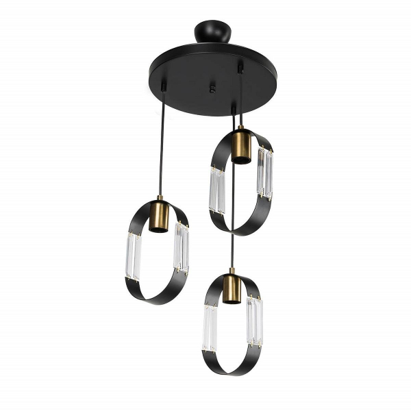 Подвесной светильник Toplight Matilda TL1643R-03BK Подвесной светильник Toplight Matilda TL1643R-03BK