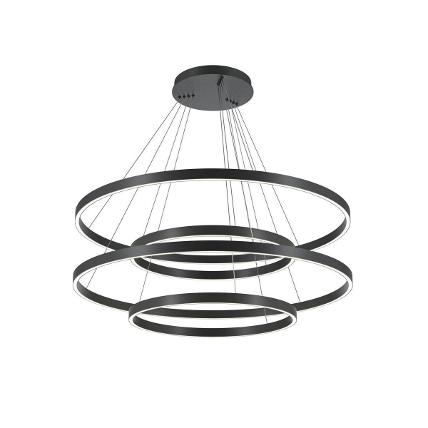 Подвесной светодиодный светильник Maytoni Rim MOD058PL-L174BK Подвесной светодиодный светильник Maytoni Rim MOD058PL-L174BK