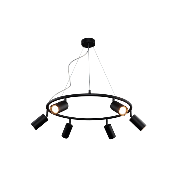 Светильник подвесной Crystal Lux RIVO SP6 BL