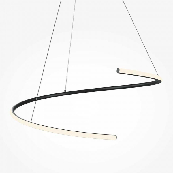 Подвесной светодиодный светильник Maytoni Curve MOD242PL-L33BK Подвесной светодиодный светильник Maytoni Curve MOD242PL-L33BK