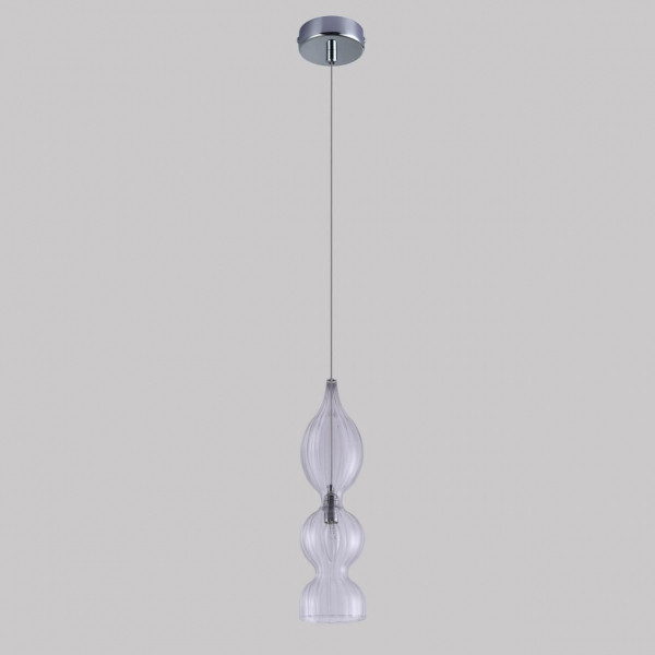 Подвесной светильник Crystal Lux Iris SP1 B Transparent Подвесной светильник Crystal Lux Iris SP1 B Transparent