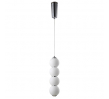 Подвесной светодиодный светильник Crystal Lux Desi SP4 Chrome/White