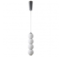 Подвесной светодиодный светильник Crystal Lux Desi SP4 Chrome/White