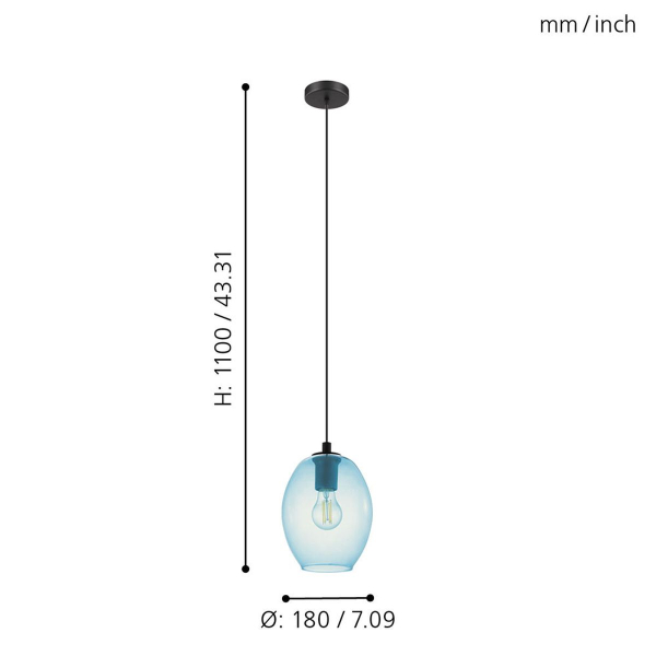 Подвесной светильник Eglo Cadaques 98583