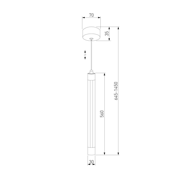 Подвесной светодиодный светильник Eurosvet Strong 50189/1 LED матовое золото Подвесной светодиодный светильник Eurosvet Strong 50189/1 LED матовое золото