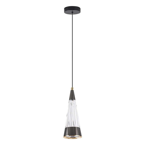 Подвесной светильник LED4U L7121-1 СR-BK Подвесной светильник LED4U L7121-1 СR-BK