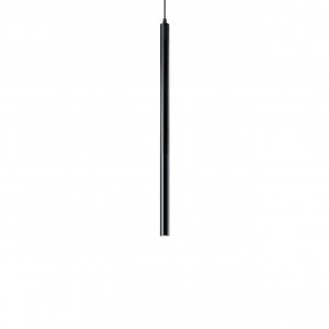 Подвесной светодиодный светильник Ideal Lux Ultrathin D040 Round Nero 156699
