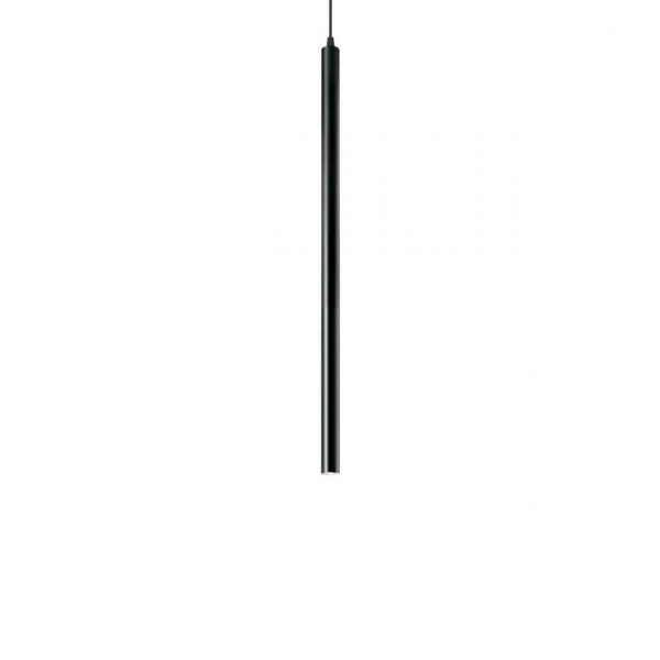 Подвесной светодиодный светильник Ideal Lux Ultrathin D040 Round Nero 156699