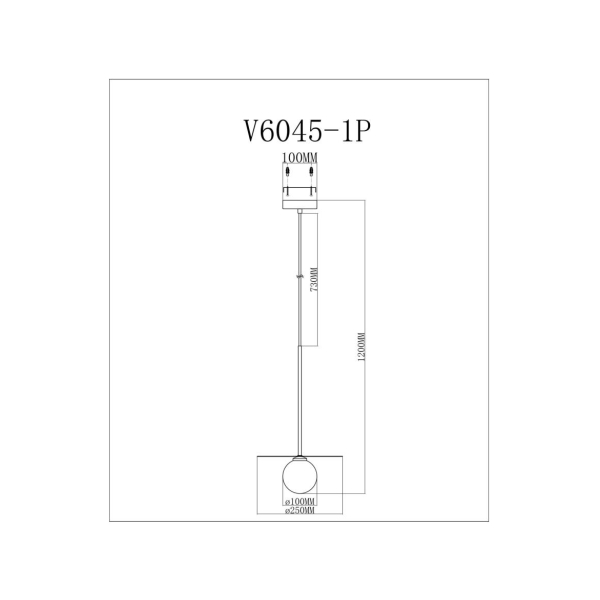 Светильник подвесной Moderli Scrumbel V11570-1P