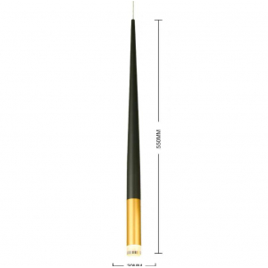 Подвесной светильник Alfa Light F3724-13 одиночный черный+золотой