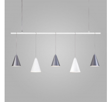 Подвесной светильник Eurosvet Castle 50088/5 белый/серебро