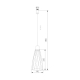 Подвесной светильник TK Lighting 10157 Modesto