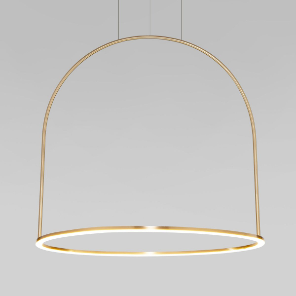 Подвесной светодиодный светильник Eurosvet Over 90322/1 латунь