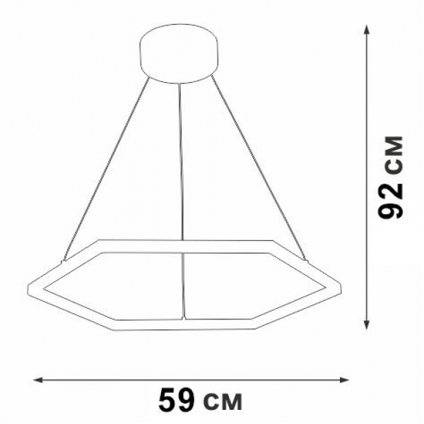 Подвесной светодиодный светильник Vitaluce V04605-13/1S Подвесной светодиодный светильник Vitaluce V04605-13/1S