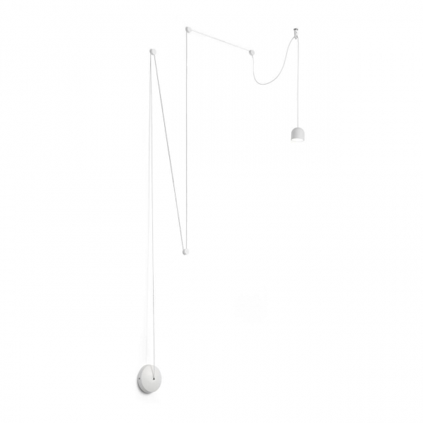 Подвесной светодиодный светильник Ideal Lux Tall SP1 Small Bianco 196794 Подвесной светодиодный светильник Ideal Lux Tall SP1 Small Bianco 196794