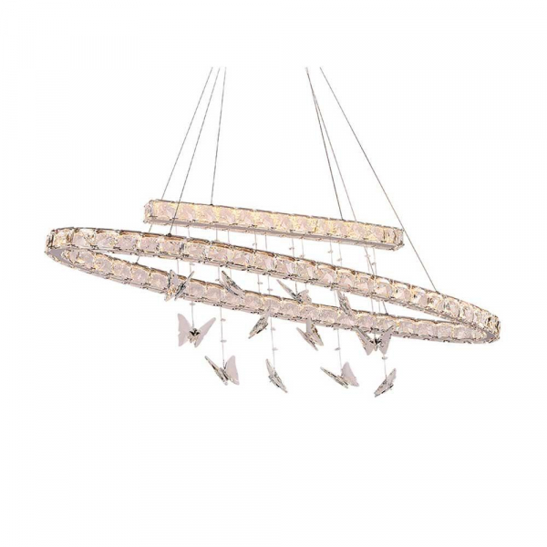 Подвесной светильник Newport 8120/120 oval chrome М0069613 Подвесной светильник Newport 8120/120 oval chrome М0069613