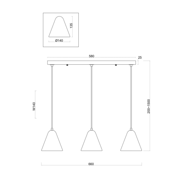 Подвесной светильник Freya FR8004PL-03WG