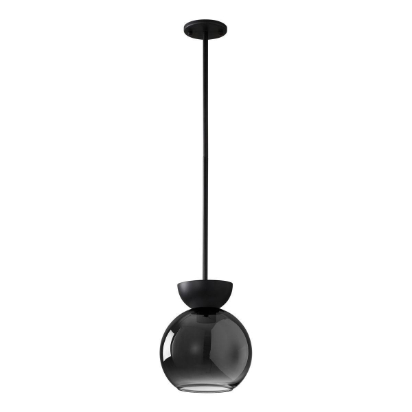 Подвесной светильник iLamp Mono P6079-1 BK+SM Подвесной светильник iLamp Mono P6079-1 BK+SM