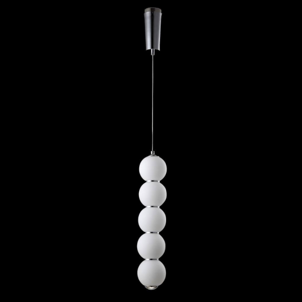 Подвесной светодиодный светильник Crystal Lux Desi SP5 Chrome/White Подвесной светодиодный светильник Crystal Lux Desi SP5 Chrome/White
