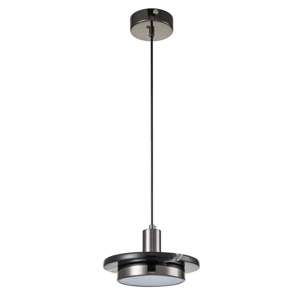 Подвесной светильник Escada 10260/1 LED*12W Black/Black marble