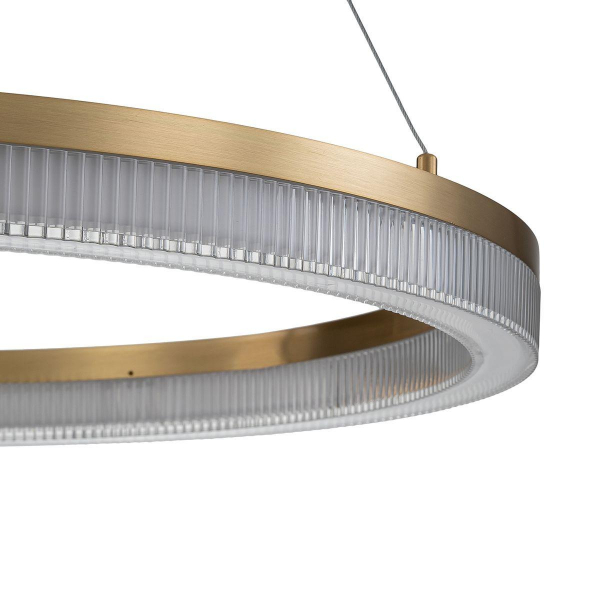 Подвесной светодиодный светильник Indigo Perfetto 14011/1P Brass V000065L Подвесной светодиодный светильник Indigo Perfetto 14011/1P Brass V000065L