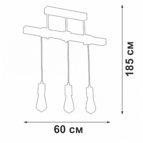 Подвесная люстра Vitaluce V2860-1/3PL Подвесная люстра Vitaluce V2860-1/3PL