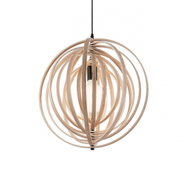 Подвесной светильник Ideal Lux Disco SP1 Legno 138275 Подвесной светильник Ideal Lux Disco SP1 Legno 138275
