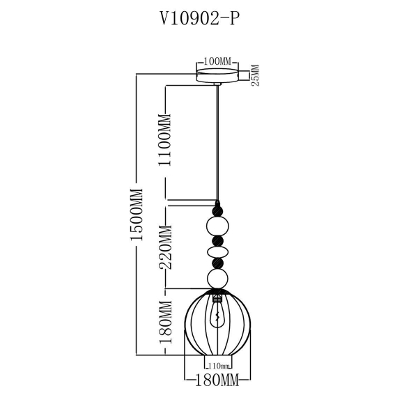 Подвесной светильник Moderli Charm V10902-P Подвесной светильник Moderli Charm V10902-P